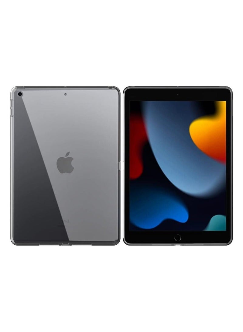 راكسوم جراب شفاف لجهاز iPad مقاس 10.2 بوصة، غطاء حماية مرن ناعم من مادة TPU بتصميم رفيع من Puxicu لجهاز iPad مقاس 10.2 بوصة من الجيل التاسع 2021/ iPad من الجيل الثامن 2020/ iPad من الجيل السابع 2019  - Image 2