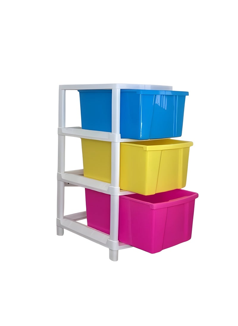 Sulfar 3XXL Plastic Modular Drawer System for Home, Office, Hospital, Parlor, School, Doctors, Home and Kids (38cmx30cmx60cm) (3XXL) (Multicolor) - pzsku/Z7F2DEFB2A96DD501B589Z/45/_/1733915856/6983381a-ecb5-47c0-905f-f349d4a556c0