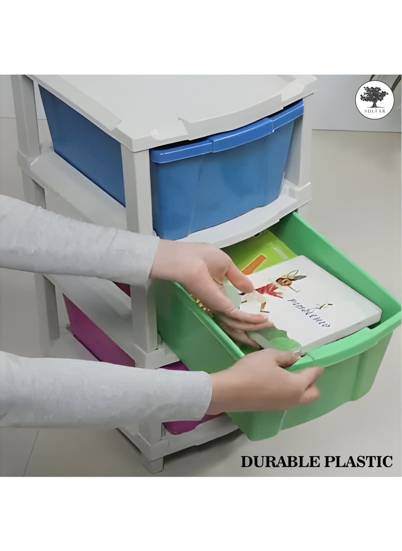 Sulfar 3XXL Plastic Modular Drawer System for Home, Office, Hospital, Parlor, School, Doctors, Home and Kids (38cmx30cmx60cm) (3XXL) (Multicolor) - pzsku/Z7F2DEFB2A96DD501B589Z/45/_/1733915859/9973d7f6-a54b-4ae6-83da-e374d4216233