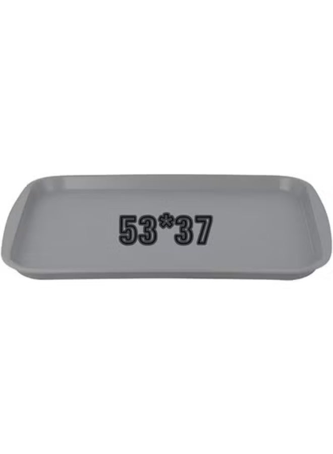 favilla Rectangular serving tray, durable plastic, for serving food and drinks, for kitchen and home, multiple colors (37*53) - Image 1