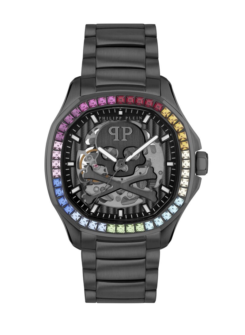 PHILIPP PLEIN Spectre Automatic Watch For Men With With Black Stainless Steel Bracelet 42 Mm 5 Atm  - Image 1