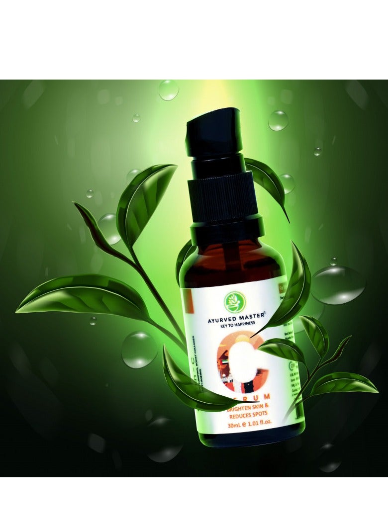 AYURVED MASTER Trio Face Serum | Natural Anti-Aging Set with Vitamin C | Retinol | Hyaluronic Acid | Effective Anti-Wrinkle & Dark Circle Remover | Moisturizing & All-Natural Skincare Solution | Pack of 3 | 30ML  - Image 2