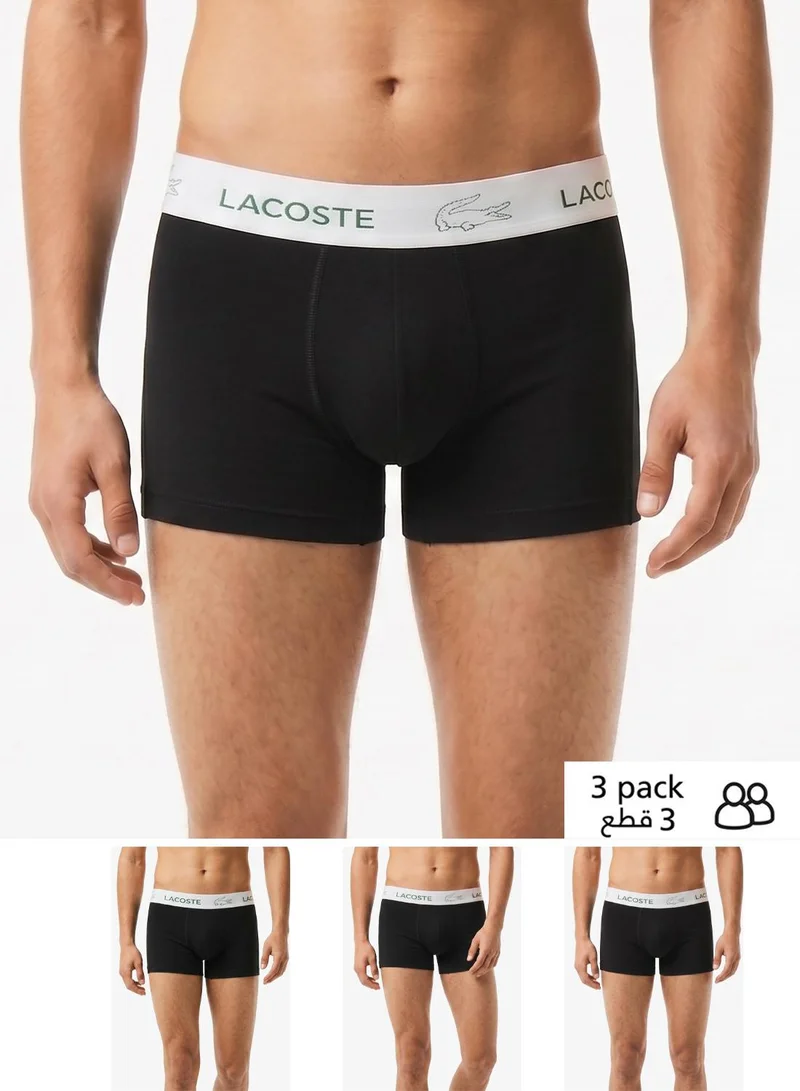 لاكوست 3-Pack Core Essential Trunks