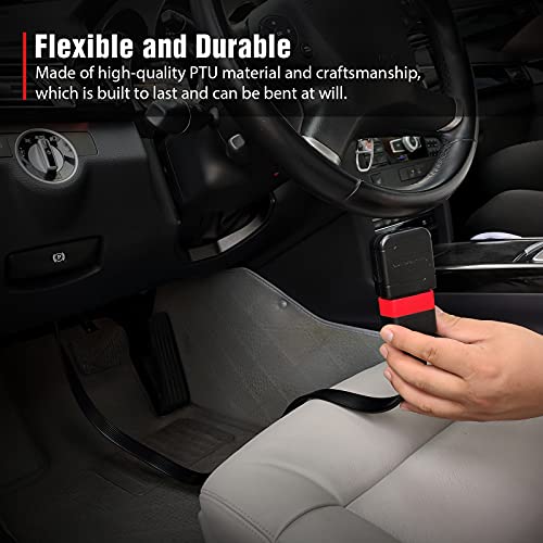 Obdresource OBD2 Extension Cable 16 Pin Male to Female Flat Ribbon Universal Car Diagnostic Extension Cord 36cm/1.2 Feet Black - Image 4