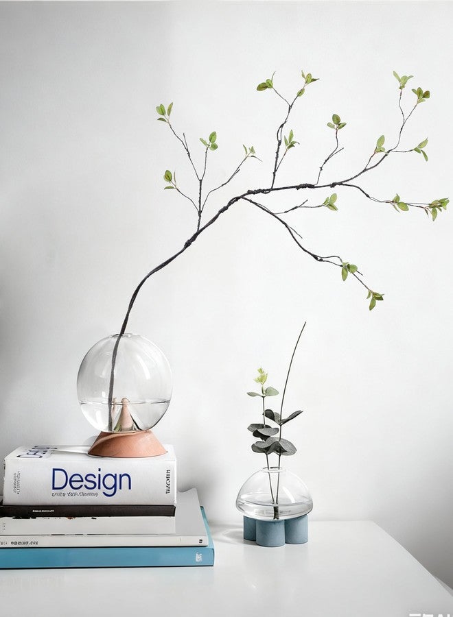 DuHouse 47" 5Pcs Artificial Ficus Branches Fake Greenery Stems Faux Ficus Twig Plants for Home Office Table Vase Filler Decoration - Image 2
