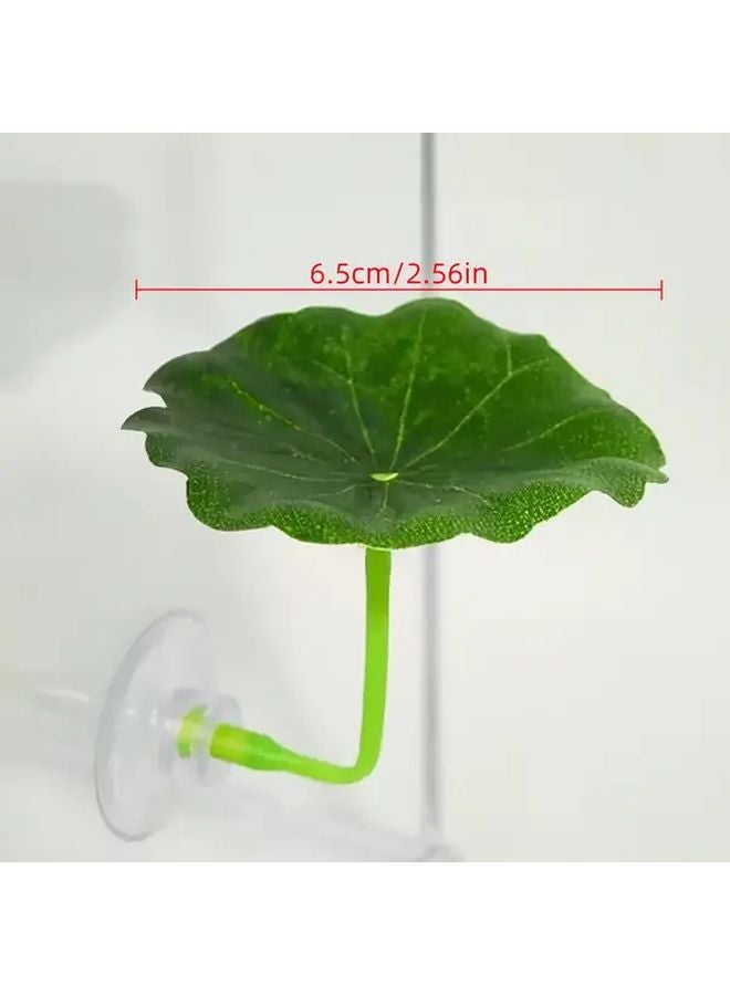 Aquarium Leaf Hammock Betta Fish Hanging Bed Large Artificial Plant Decor For Tank - Image 3