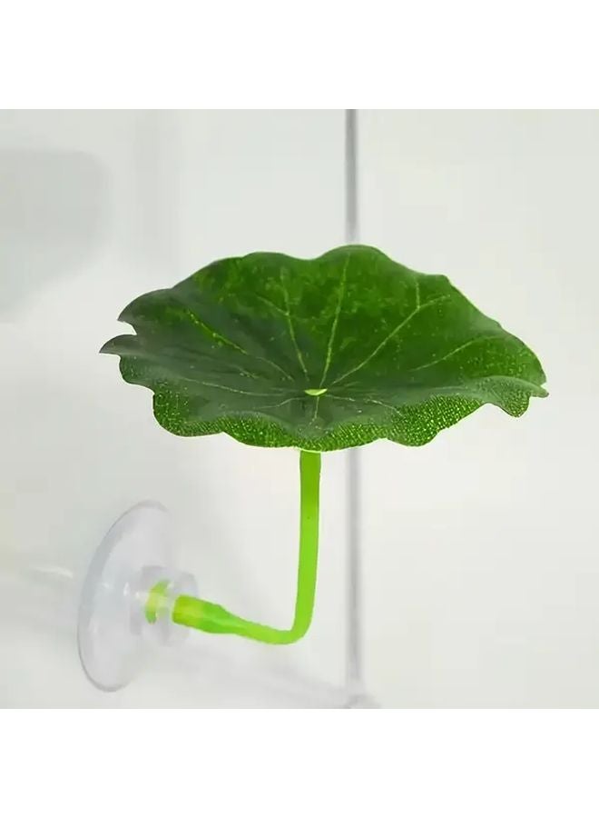 Aquarium Leaf Hammock Betta Fish Hanging Bed Large Artificial Plant Decor For Tank - Image 2