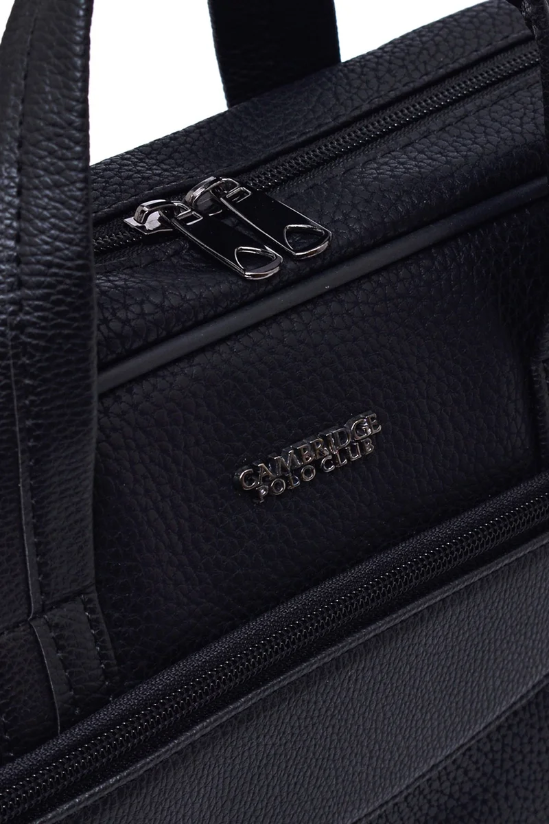 كامبريدج بولو كلوب Briefcase with Front and Back Compartments 24S.CAN.EVR.CPC.0004-BLACK R-0001
