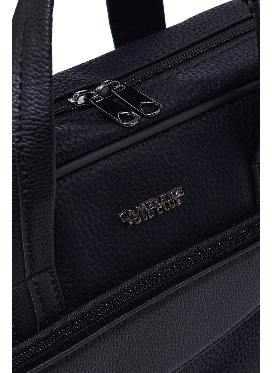 Briefcase with Front and Back Compartments 24S.CAN.EVR.CPC.0004-BLACK R-0001
