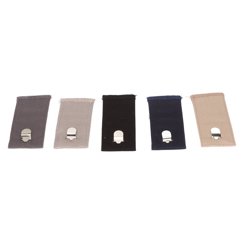 5pcs Pants Waist Extender Men Women Portable Soft Adjustable Hook Waistband Extender for Trousers Skirts - Image 1