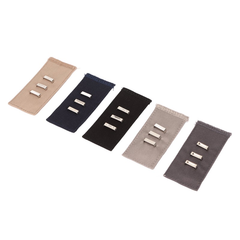 5pcs Pants Waist Extender Men Women Portable Soft Adjustable Hook Waistband Extender for Trousers Skirts - Image 4