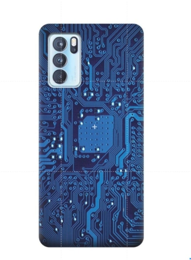 إيه إم سي ديزاين غطاء حماية بطبعة هاتف أوبو رينو6 Pro 5G