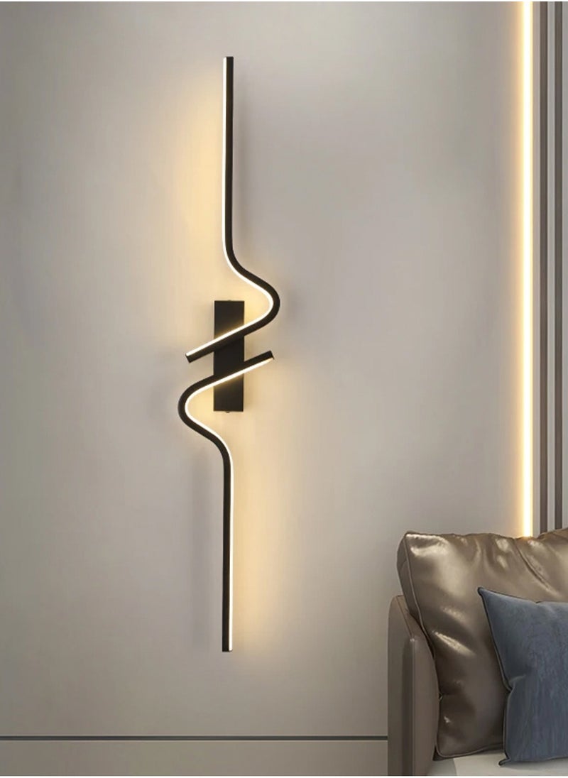 LOOPITYS （Tricolour light-60CM-R）Modern wall lights Home appliances Nordic style long lumen home decoration Bedroom dining room TV wall lighting fixtures，wall lamp  - Image 1