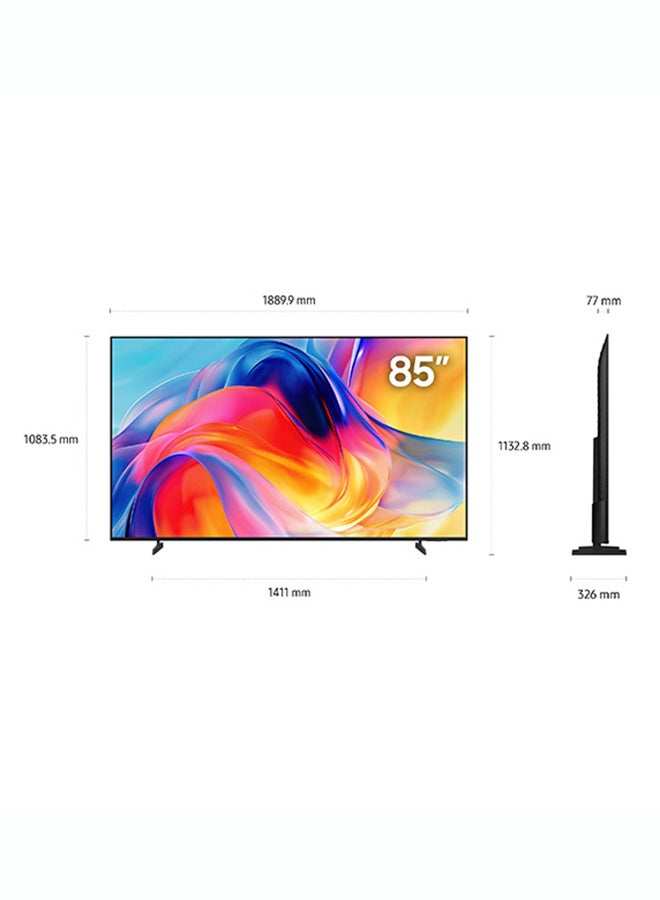 Samsung 85 Inch M70H Mini LED 4K Smart TV, HDR 10+, Motion Xcelerator, Dynamic Sound Pack, Gaming Hub, Pure Spectrum Color, UA85M70HAUXZN (2026 - UAE Version) UA85M70HAUXZN black - Image 3