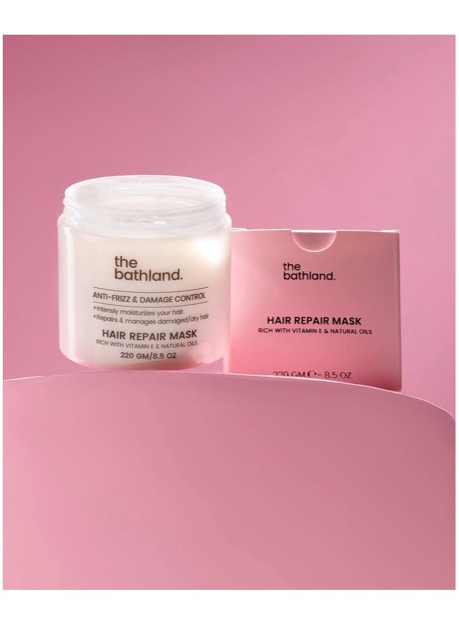 the bath land Thebathland Hair repair mask 220gm - Image 3