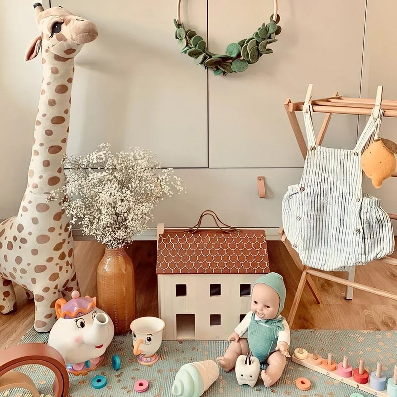 Y&D Hot Sale Cartoon Giraffe Baby Soothing Doll Big Giraffe for Kids Children Doll Stuffed Animals Toys - Image 4
