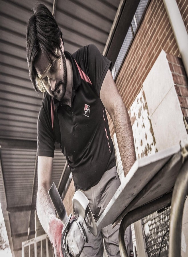 Rubi Diamond Blade for Cutting and Grinding ECD 4 1/2" 2IN1 SuperPro - Electroplated Continuous Rim Blade for Porcelain, Ceramic Tiles, Natural Stone - Reversible, Dual-Sided - Image 5