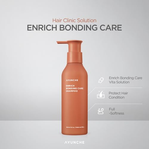 AYUNCHE Enrich Bonding Shampoo for Damaged Hair 11.8oz | No more Tangled Hair and Split Ends | Intensive Care | Korean Salon Brand - Image 2