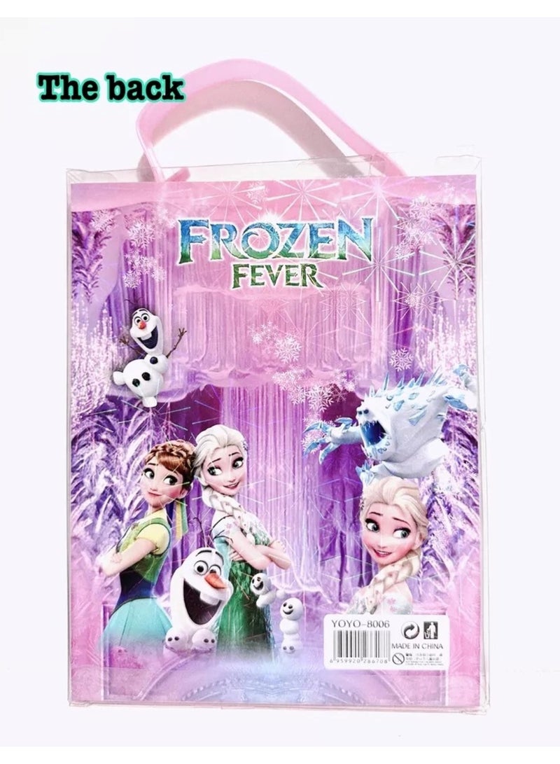 Huitich 6-Piece Frozen Style Stationery Kit: Perfect Gift Set for Kids & Fans - Image 4