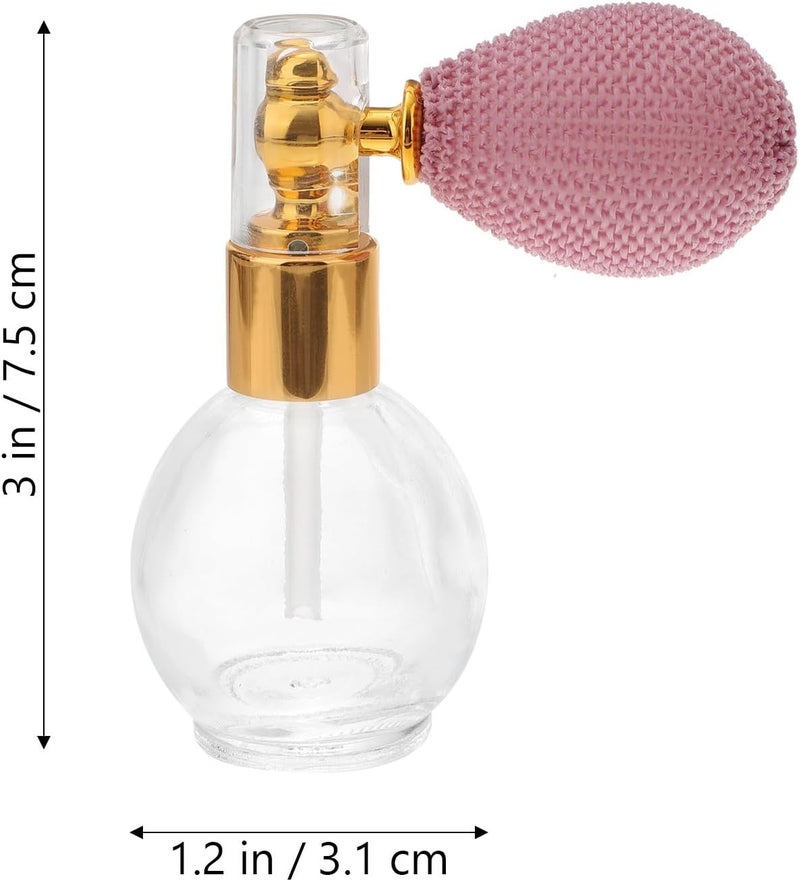Refillable Vintage Perfume Spray Bottle Glass Powder Bottle for Room Spray Travel - Image 2
