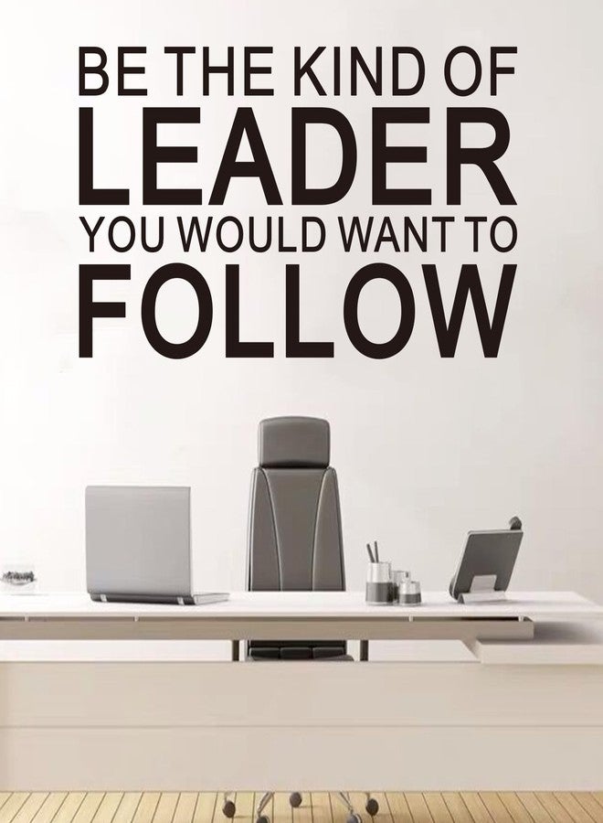AnFigure Inspirational Quotes Wall Stickers for Office: Motivational Gym School Classroom Garage Vinyl Art Wall Decals - Be The Kind of Leader 28.6" X 15" - Image 5