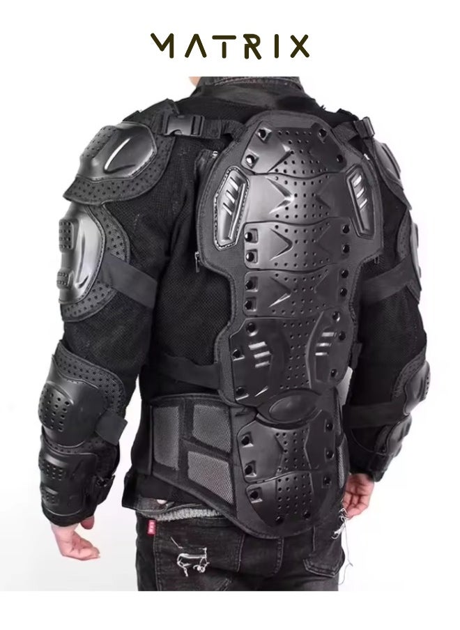 MATRIX - Motorcycle Full Body Armored Protective Jacket X-Large (XL) - Image 1