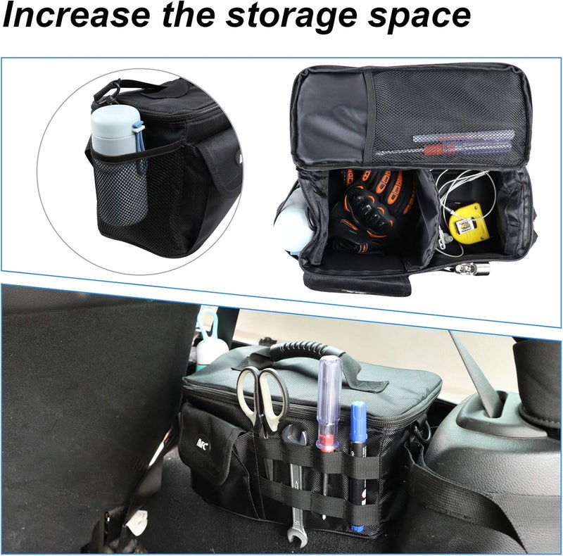 MFC Wheel Well Side Storage Bag Rear Trunk Organizer for Jeep Wrangler JK JKU 2011-2018 - Image 3