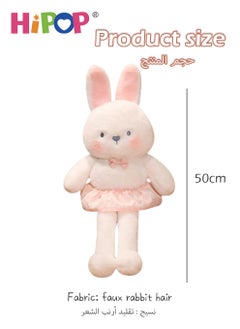 HIPOP Plush Toy Gifts,Rabbit Dolls That Can Pull Their Ears,50cm Children Appease Dolls  - Image 4