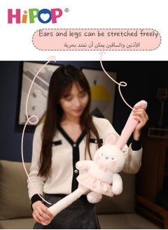 HIPOP Plush Toy Gifts,Rabbit Dolls That Can Pull Their Ears,50cm Children Appease Dolls  - Image 2