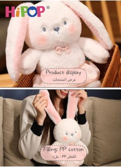 HIPOP Plush Toy Gifts,Rabbit Dolls That Can Pull Their Ears,50cm Children Appease Dolls  - Image 3