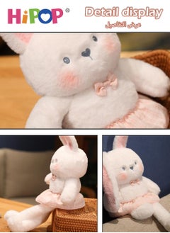 HIPOP Plush Toy Gifts,Rabbit Dolls That Can Pull Their Ears,50cm Children Appease Dolls  - Image 5