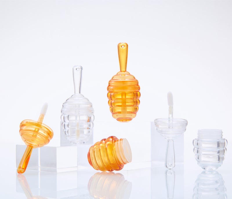 Mini Bee Square Honeycomb Lip Gloss Lip Glaze Lip Gloss Empty Tube Lipstick Tube Selling Cosmetic Packaging Materials - Image 4