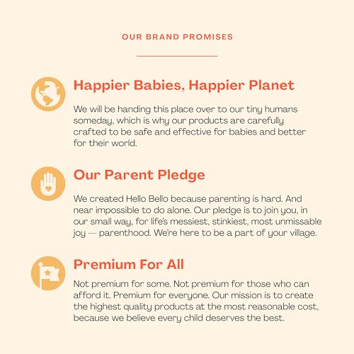 Hello Bello Premium Baby Diapers Size 1, 32 Count of Disposable, Extra-Absorbent, Hypoallergenic Baby Diapers with Snug and Comfort Fit, Sleepy Sloth - Image 4