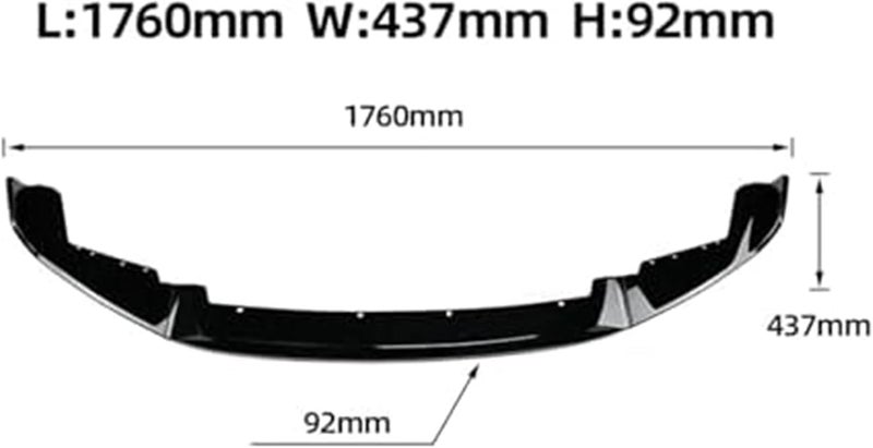 Wivplex CS Style Front Bumper Spoiler Lip for BMW F87 M2 - Image 3