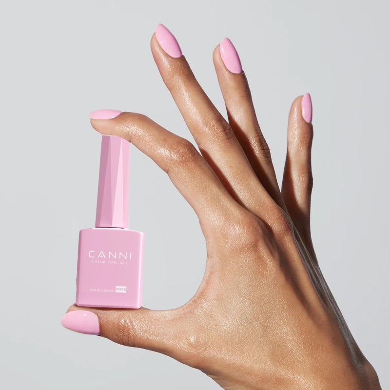 CANNI Light Pink Gel Nail Polish - 1Pcs Baby Pink Gel Polish Pale Pink Color High Gloss Soak Off U V French Nail Manicure Salon DIY - Image 5