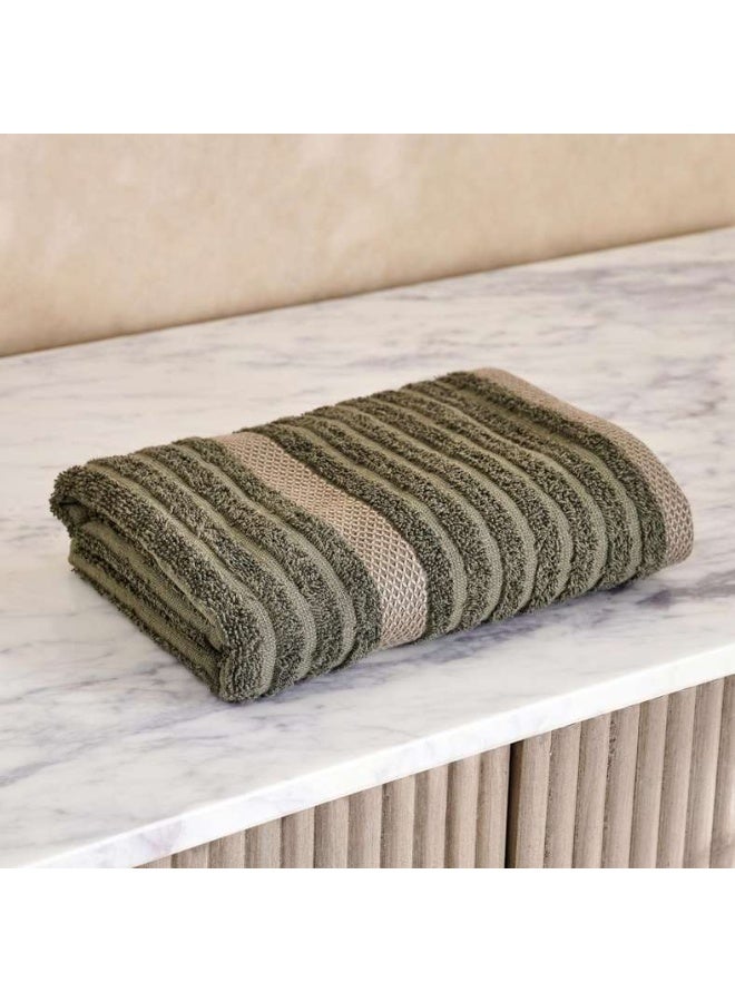 Pan Home Olive Stripe Terry Hand Towel 50x90 cm - Image 2