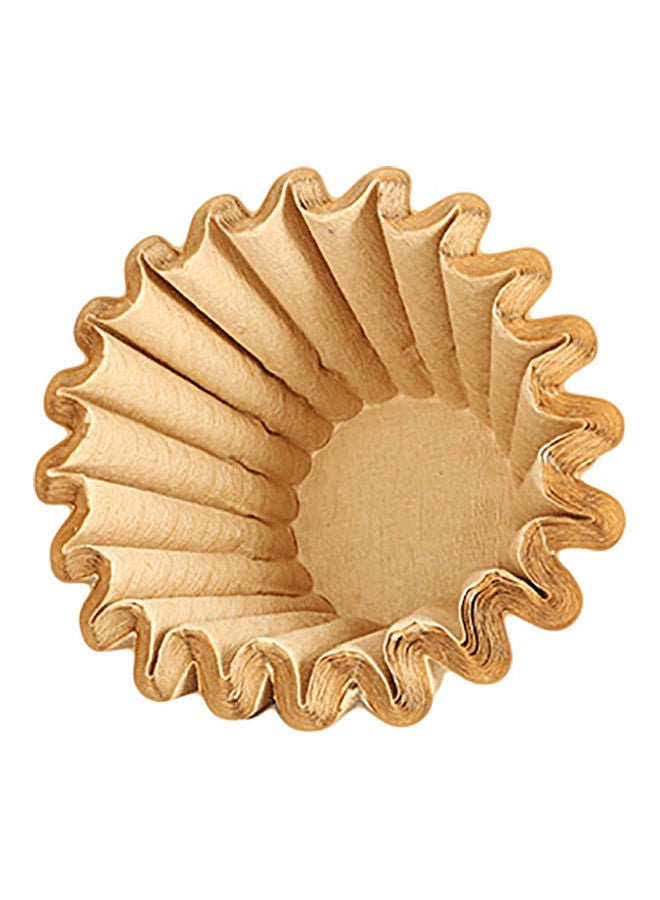 Alyashmac 50-Piece Coffee Filter Paper Brown - Image 5