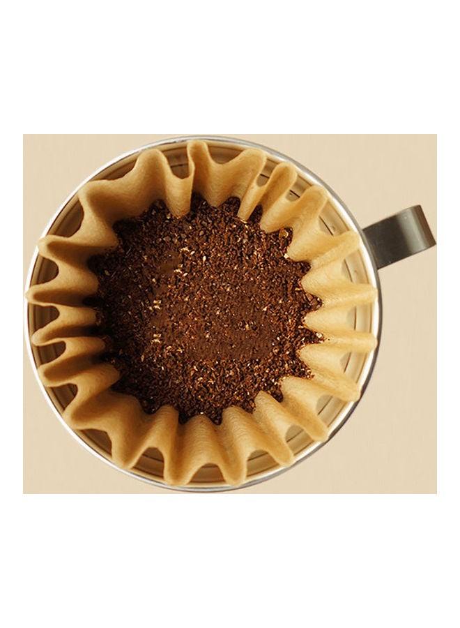 Alyashmac 50-Piece Coffee Filter Paper Brown - Image 3