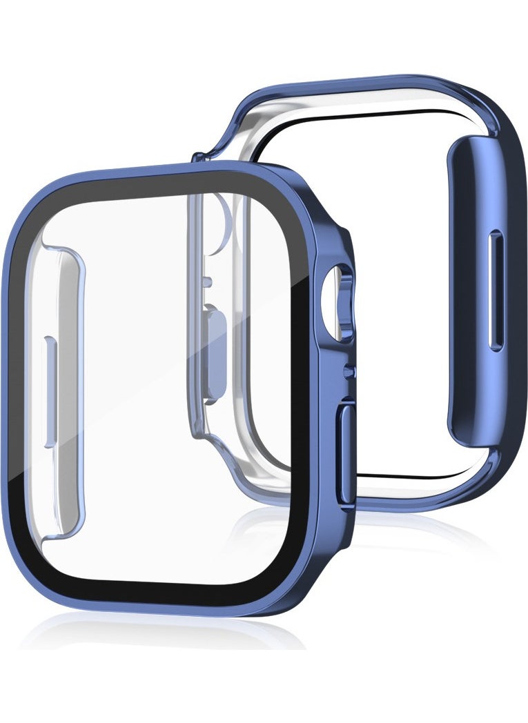 Techmaster Apple Watch 6 7 8 9 40MM 41MM Compatible Rubber Case Screen Protector 360 Case Cover  - Image 1