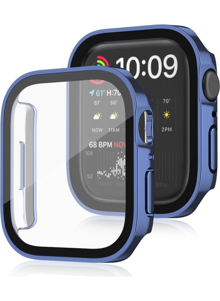 Techmaster Apple Watch 6 7 8 9 40MM 41MM Compatible Rubber Case Screen Protector 360 Case Cover  - Image 3