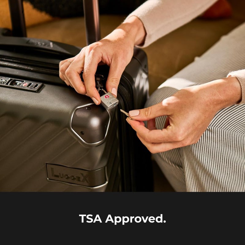 Master Lock TSA-Accepted Keyed Luggage Padlocks - 4 Pack, 7/8 in. Wide - Image 4