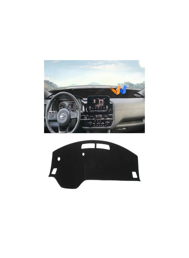 Autorder Dashboard Cover Mat for 2022-2025 Nissan Pathfinder Accessories Dash Cover Upgrade Velvet Dash Mat UV Rays Protector - Image 1