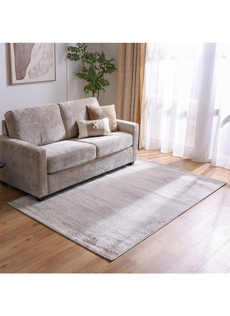 DANUBE HOME Nowa Shine Rug  Polypropylene + Polyester Area Rug Floor Covering L180xW120cm-Cream 231300472178  - Image 4