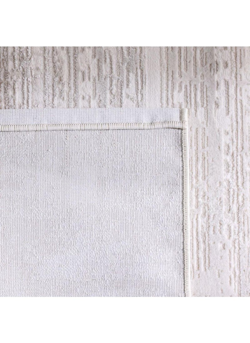 DANUBE HOME Nowa Shine Rug  Polypropylene + Polyester Area Rug Floor Covering L180xW120cm-Cream 231300472178  - Image 3