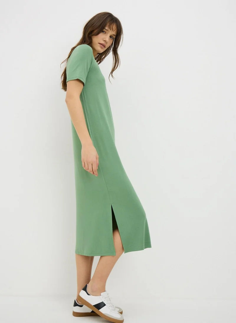 Matalan Green T-Shirt Midi Dress