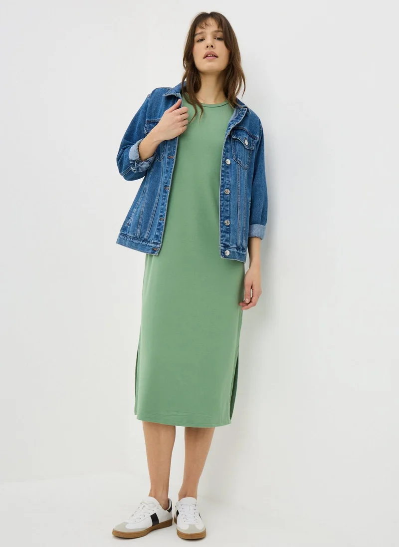Matalan Green T-Shirt Midi Dress