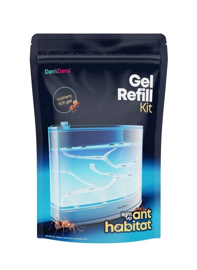 Dan&Darci - Gel Refill For Ant Habitat Gel Compatible With Dan & Darci, Evviva, Navadeal Ant Farms Nutrientrich Gel - Image 1