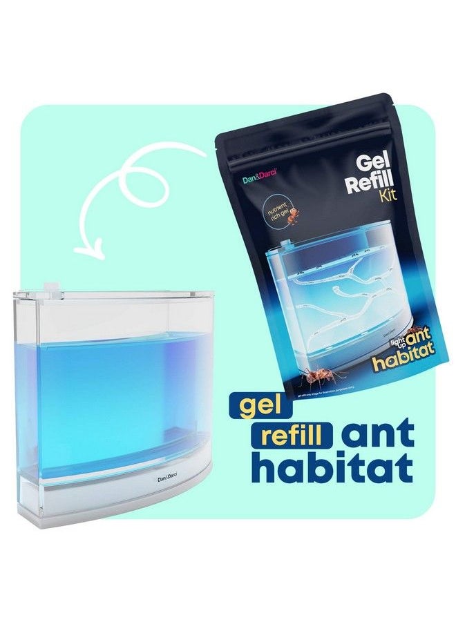 Dan&Darci - Gel Refill For Ant Habitat Gel Compatible With Dan & Darci, Evviva, Navadeal Ant Farms Nutrientrich Gel - Image 1
