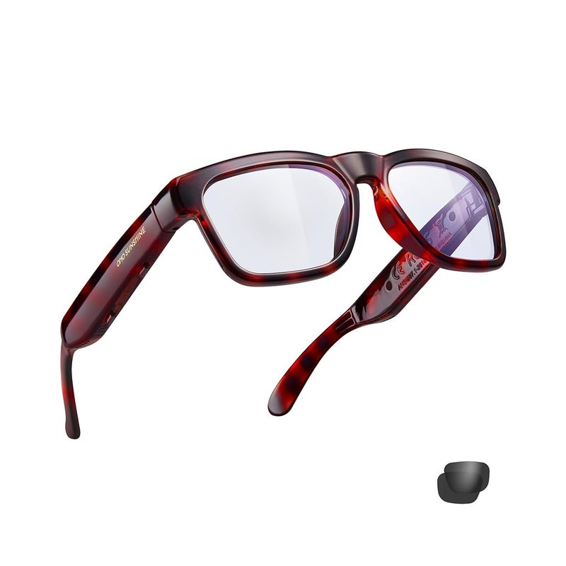 OhO sunshine OhO Smart Glasses,Polarized Sunglasses with Bluetooth Speaker,Athletic/Outdoor UV Protection and Voice Control,Unisex - Image 1