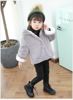 Kids Hooded Cotton Padded Clothes Velvet and Thickening Stylish and Warm Soft and Comfortable Skin Friendly Fabric Winter Outerwear - pzsku/Z7F2F66BD0E0700F1C783Z/45/_/1714100571/7760fc37-139c-4707-99c8-367d1ad9ad6a